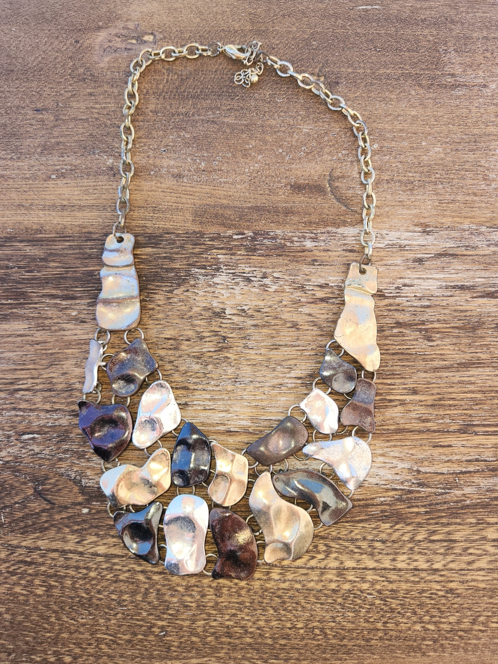 Gold-Tone Multi-Petal Statement Necklace - Women Jewelry